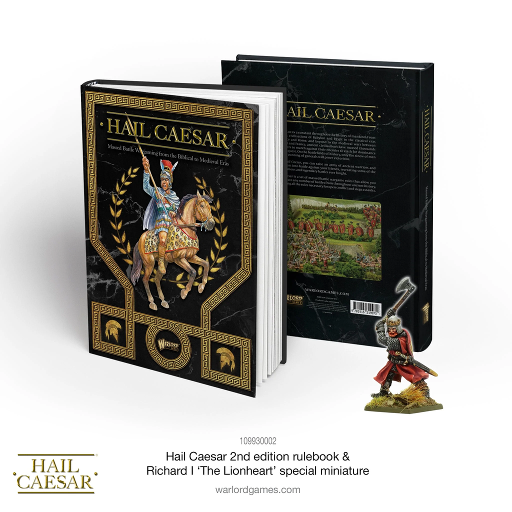 Hail Caesar V2 : Livre de règle - Limited Edition │ Inclus figurine de ...